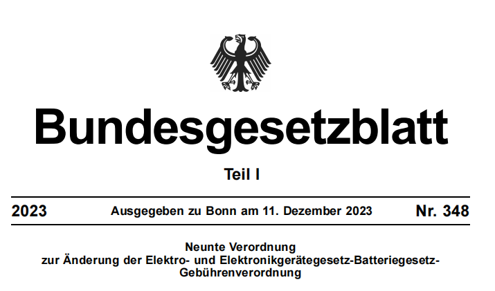 重要通知！2024年起，德国WEEE官费将上涨！